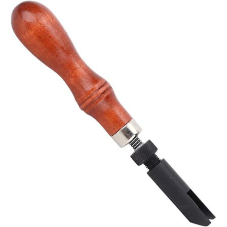 V-formad Läderhantverksverktyg, Tryckspårningsanordning