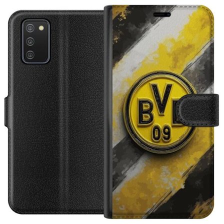 Kompatibel Tegnebogsetui til Samsung Samsung Galaxy A02s Farverigt abstrakt puslespillsmønster, der symboliserer fællesskab, mangfoldighed og kreati