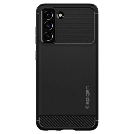 Spigen Samsung Galaxy S21 FE Rugged Armor Case - Matte Black