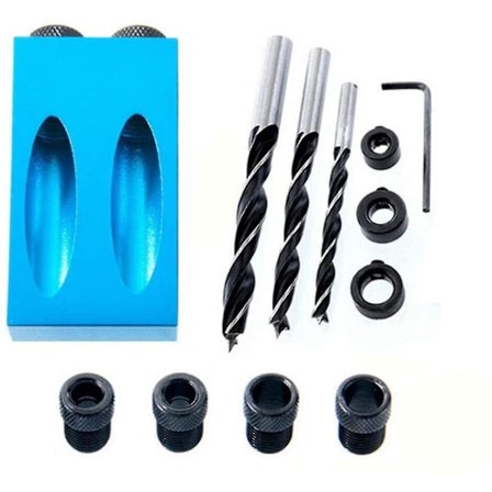 Lutande borrjiggpaket 15 graders vinkel driven fickhål