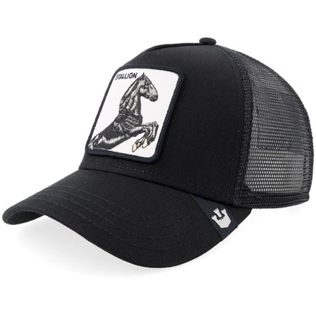 Goorin Bros. - Sort trucker Kasket - The Stallion Black Trucker @ Hatstore