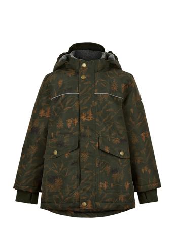 Polyester Boys Jacket - Aop Outerwear Softshells Softshell Jackets Multi/mönstrad Mikk-Line