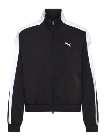 PUMA T7 Relaxed Woven Track Jacket - Black - M
