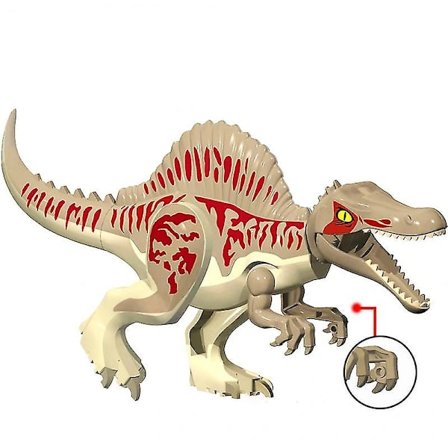 1 stk. Jurass Stor Størrelse Dinosaur Byggeklodser T-rex Quetzalcoatlus Baryonyx Actionfigurer Børnelegetøj Gaver Spinosaurus