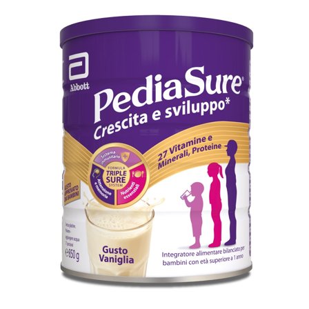 Pediasure Crescita & Sviluppo Rinforza Vaniglia 850g