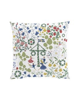 Pudebetræk Midsommardans Hvid