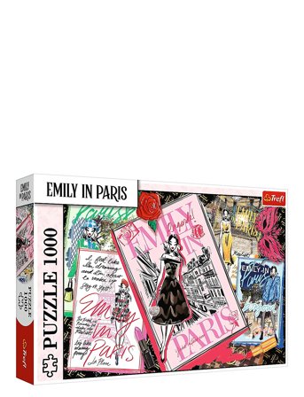 Trefl Pappussel Trefl 1000 Bitar Emily In Paris Magazine - Pink - ONE SIZE