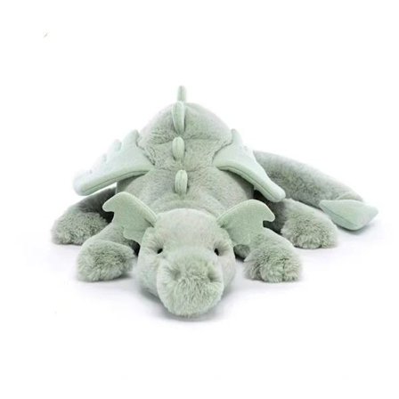 Jellycat Stor Rosa Drage Kosedyr 66 cm - Mytisk Utstoppet Dyr Gave til Barn