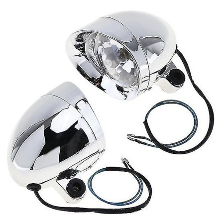 2 stk. Motorcykel Spot Lampe Vintage Tågelygte Til Harley Davidson