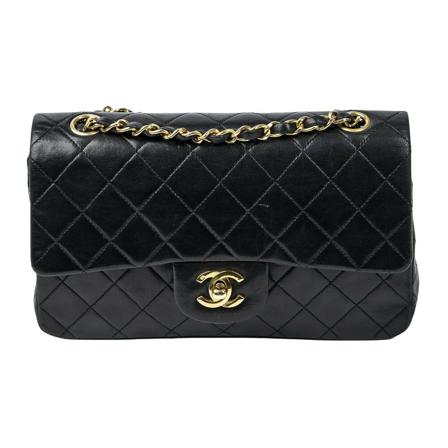 Chanel Vintage Pre-owned Shoulder Väska svart, Dam Vintage Väskor, Dam, Storlek: ONE SIZE