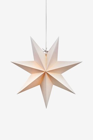 Markslöjd - Duva valotähti pahvia, 45 cm - Valkoinen - Valotähdet - - Homeroom