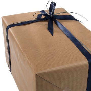 GAVEPAPIR U/TRYKK BRUN