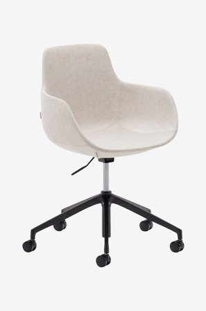 Kave Home - Toimistotuoli - tissiana 2-pack - Beige - Kirjoituspöydän tuolit - - Homeroom