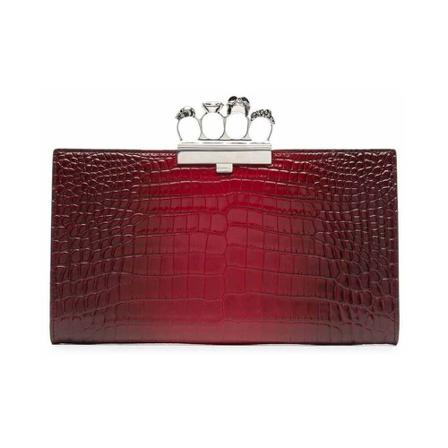 Alexander McQueen Clutches Rød, Dame, Størrelse: ONE Size