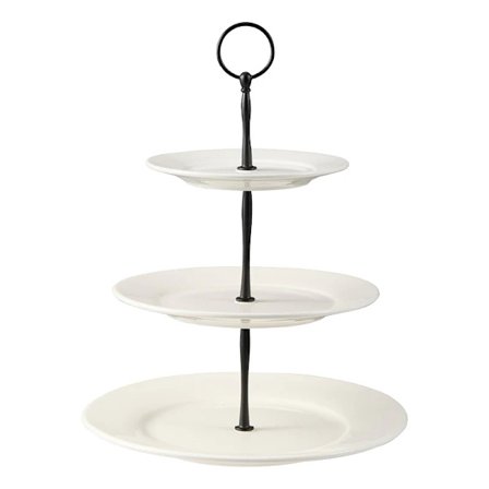 Kakfat Kafi 3-våningar Porslin Dorre