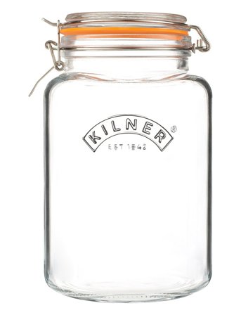 Preserve Jar Clip Top Square Kilner
