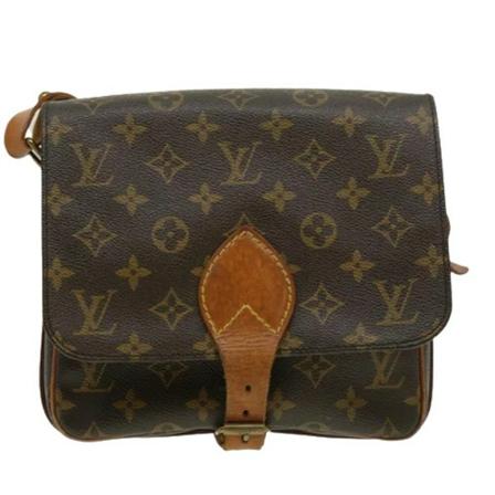 Louis Vuitton Vintage, Pre-owned Canvas Cartouchiere Bruin, Dames, Maat:ONE Size