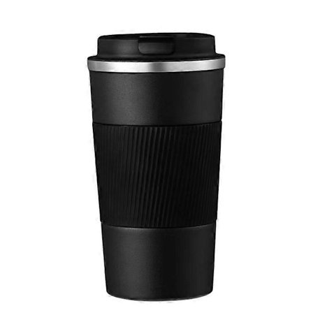 Resemugg Spillfri 350ml, Isolerad Kaffemugg, Termosmugg, Återanvändbar Kaffemugg med Lock, Vakuum Rostfritt Stål