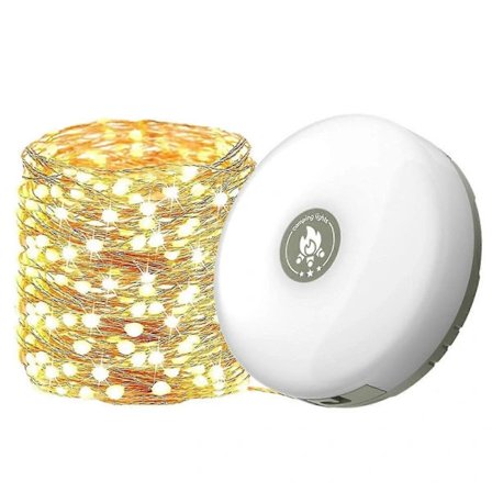 10m Vattentät Portabel Ljusslinga för Utomhusbruk, Campingljusslingor