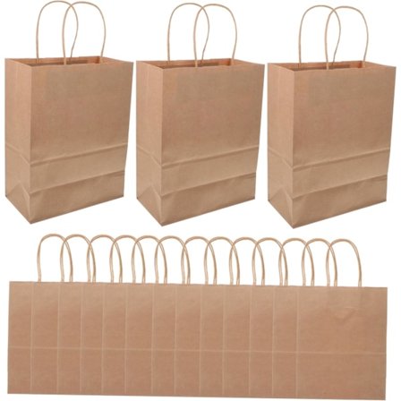 Multifunktionella Presentpåsar av Kraftpapper för Inslagning 20st Förvaringspåsar Kasse