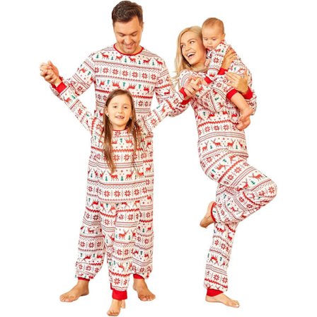 Yhteensopivat perhepyjamat joulusetit, yhteensopivat setit jouluiset pyjamat perheelle