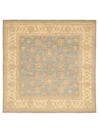 Hand Knotted Ziegler Rug 293X297 Orange/Beige