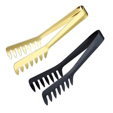 Spaghetti Tång - Pasta Tång, rostfritt stål kamformad matlagningsverktyg