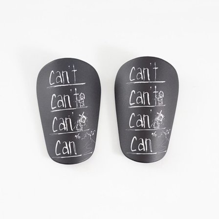 1 par miniskensken Fotballbeskyttelse SBLACK BLACK S Black S