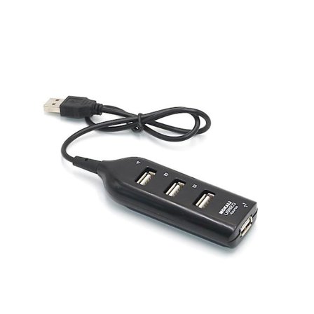 USB A-hubb 4-ports USB-hub Slank Bärbar Datahub Usb-adapter Laptop USB HUB Usb-hub Laptop Usb-hub Dator (FMY)
