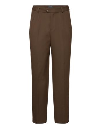 3596 - Dori High Trousers Suitpants Brun SAND