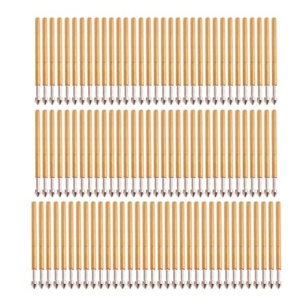 Test Probe Sæt 100 Stk Metal Fjeder Test Probe Pin Current Rating 3A Modstand 50mΩ Kvalitet Materiale Fremstillet Multipurpose