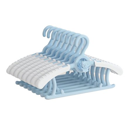 Vauvan vaatetelineet kaappiin, säädettävät lasten vaatetelineet, kasettimaiset muoviset vaatetelineet, 20 kpl