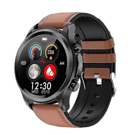 Blodsocker Smart Watch Ecg+ppg Övervakning Blodtryck Kroppstemperatur Smartwatch Män Ip68 Wat