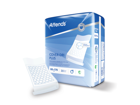 Attends Cover-Dri plus 80x170cm, 30 stk.