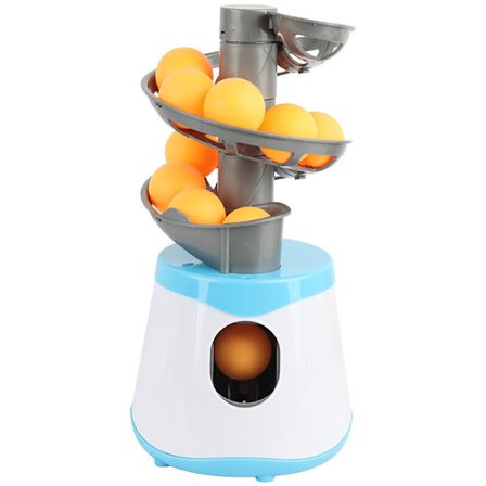 Blå Automatisk Boldmaskine Bordtennis Træningsmaskine Pong Automatisk Affyringsmaskine Sportstræning