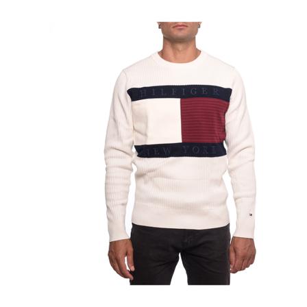 Tommy Hilfiger, Sweatshirts Biały, Mężczyzna, Rozmiar: S