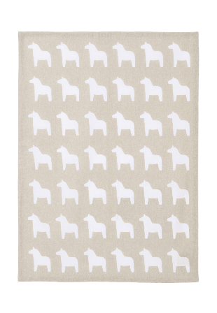 Åhléns Home Kökshandduk DALAHÄST 50x70 cm Kökstextil Beige ONESIZE