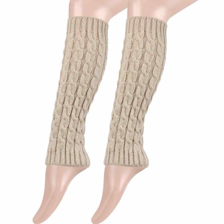 Benvärmare för kvinnor, Retro Dam 80-tals Kabelstickade Benvärmare med Ribbstickad Design, Mjuka och Stretchiga Stickade Kläder för Y2K Festdans