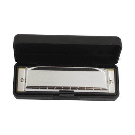 Harmonika 10 huller 20 toner mundharmonika blues deluxe harmonika,