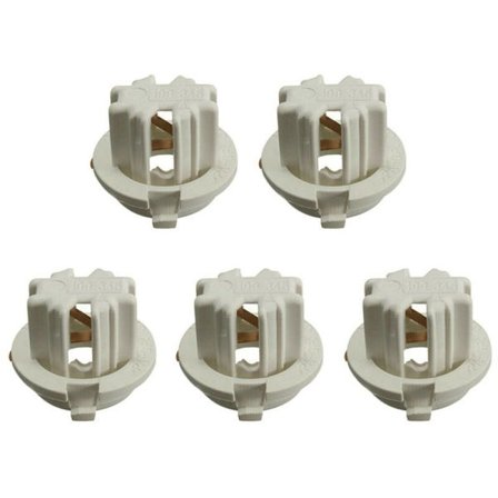 5 kpl auton takavalon jarruvalon lampunpidike P21W polttimon pidike 63216943036 For- X3 X5 E53 E65 E66 E83 E70