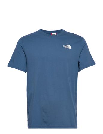 M S/S Red Box Tee T-shirts Short-sleeved Blå The North Face