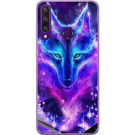 Mobilskal till Huawei Y6p med Neon Varg