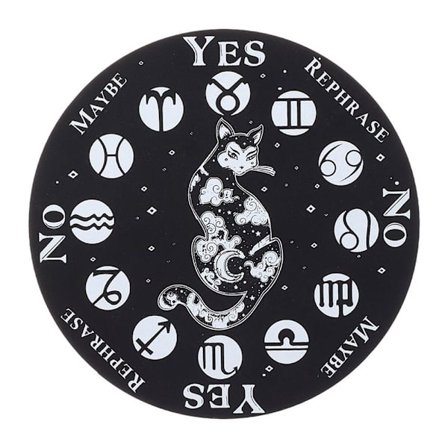 Pendelbrett av tre Skive Tre Base STIL 6-SORT 25CM