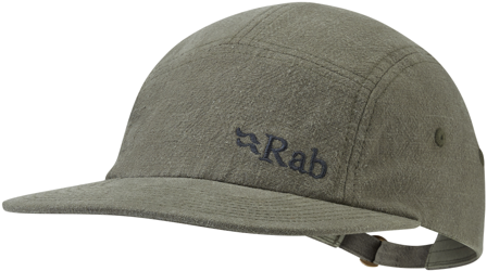Rab Obtuse 5-Panel Cap lippalakki, Army - Lippikset