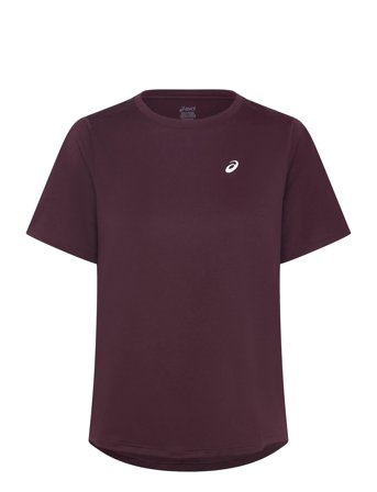 Asics Asics Core Ss Top - Burgundy - XS