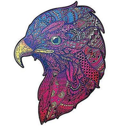 Kotka palapelin palapeli, yhteensopiva lasten ja aikuisten kanssa (A4)