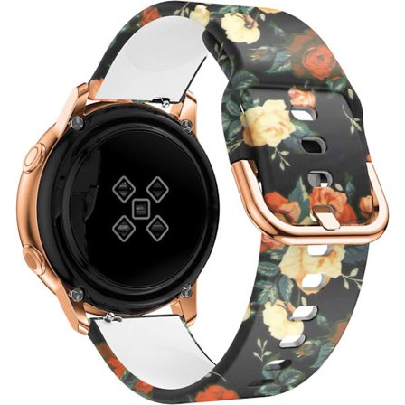 Rem kompatibel med Samsung Galaxy Watch Active / Active2 40mm / 44mm, 20mm mjuka silikonremmar Kompatibel med Samsung Galaxy Watch 42