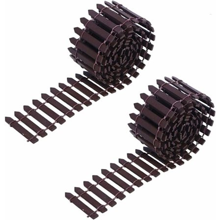 2 stk. Miniature Havehegn Mini Hegn Træhegn Kantning Lille Hegn Gar