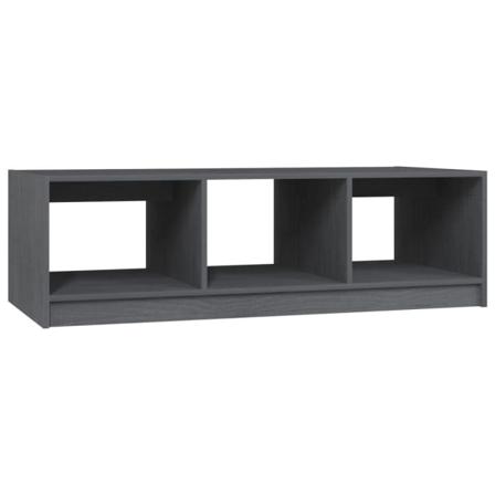 Vidaxl Soffbord Grå 110x50x34 Cm Massiv Furu Grå
