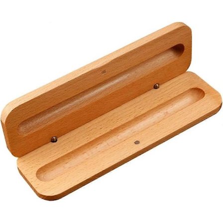 Enkelt pennal i tre: Pennal i tre for kulepenner, blyanter og som organiserer